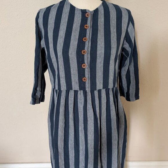 Pyne & Smith no. 14 in Charlotte Stripe, size Small - Picture 1 of 9